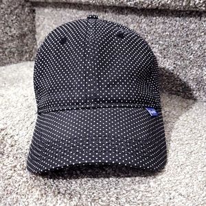 Keds baseball cap polka dot white and black